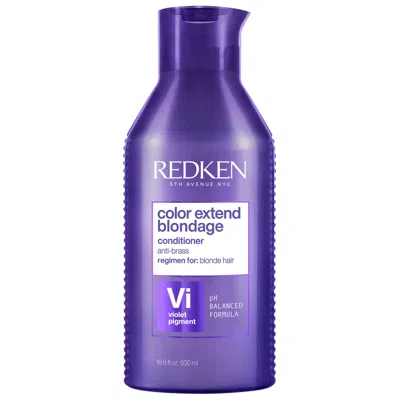 Redken Color Extend Blondage Conditioner For Eliminating Brassiness In Blonde Hair 500ml In White