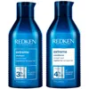 Redken Extreme Shampoo 300ml And Conditioner 300ml Bundle For Damaged Hair, With Protein And Strength Compl