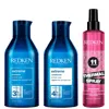 Redken Extreme Shampoo And Conditioner For Damaged Hair With Thermal Spray Heat Protector