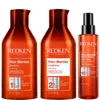 Redken Frizz Dismiss Shampoo, Conditioner And Hair Serum Routine For Smoothing Frizzy Hair