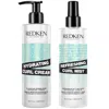 Redken Hydrating Curl Defining Cream And Refreshing Curl Hair Mist Bundle For Curly And Coily Hair