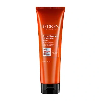 Redken Rebel Frizz Dismiss Tame Hair Cream - 8.5 Oz. In Red