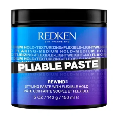 Redken Styling Pliable Paste Jar Hair Paste 5 Oz. In Transparent