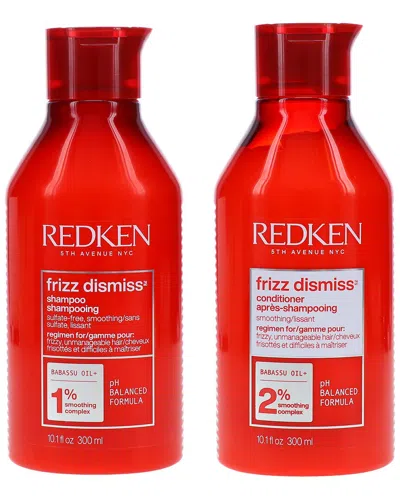 Redken Unisex 10oz Frizz Dismiss Sulfate Free Shampoo & Frizz Conditioner