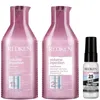 Redken Volume Injection Shampoo And Conditioner With One United Multi-benefit Spray Bundle
