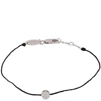 Redline Illusion 0.05 Ct Diamond Thread Bracelet In Black