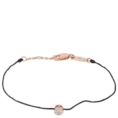 Redline Illusion 0.05 Ct Diamond Thread Bracelet In Black