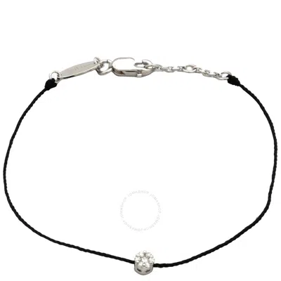 Redline Illusion Diamond Thread Bracelet In Black