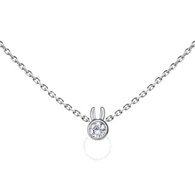Redline Mini Pure Rabbit White Gold Chain Necklace
