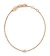 Redline Rose Gold And Diamond Illusion Bracelet In White