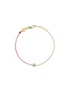 Redline Round Drill Half-rope Bracelet In Yellow