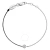 Redline String-chain Illusion Adjustable Bracelet In Black