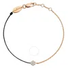 Redline The Half Chain String Of Love Bracelet In Black