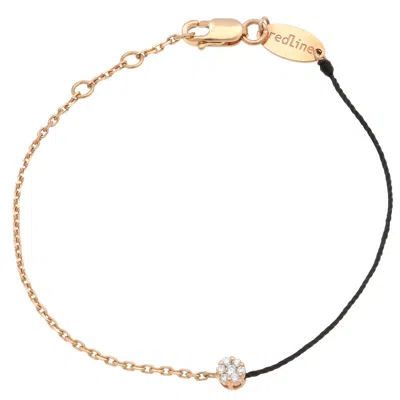 Redline The Half Chain String Of Love Bracelet In Gold