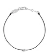 Redline White Gold And Diamond Illusion Bracelet In Black