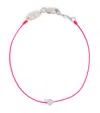 Redline White Gold And Diamond Illusion Bracelet In Pink