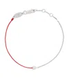 Redline White Gold And Diamond Illusion Half-chain Bracelet In White