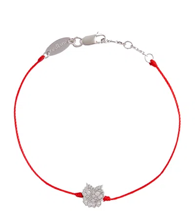 Redline White Gold And Diamond Lucky Dragon Bracelet