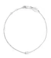 Redline White Gold And Diamond Princesse Bracelet In Red