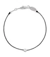 Redline White Gold And Diamond Illusion Bracelet In Black
