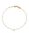 Redline Yellow Gold And Diamond Honorée Bracelet In Red