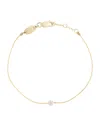Redline Yellow Gold And Diamond Illusion Bracelet In Gold