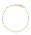 Redline Yellow Gold And Diamond Princesse Bracelet In Red