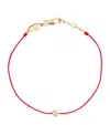 Redline Yellow Gold And Diamond Pure Bracelet In Red