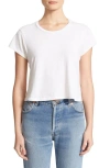 Re/done 1950s Boxy Tee In White