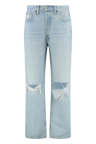 Re/done 5-pocket Straight-leg Jeans