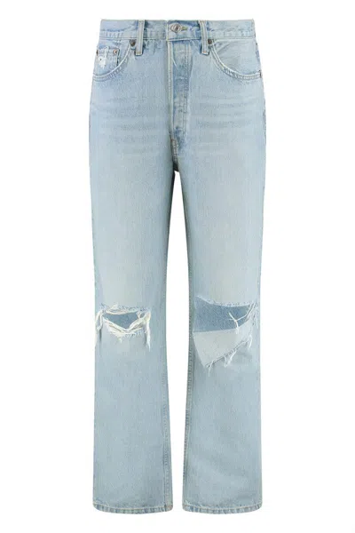 Re/done 5-pocket Straight-leg Jeans
