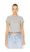 Re/done 50s Boxy Tee In 麻灰色