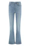 Re/done Flared Boot-cut Jeans Five Pockets In Blue