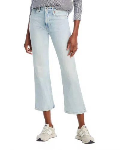 Re/done 70s High Rise Crop Bootcut Jeans In Vapor Wave In Blue