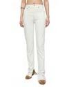 Re/done 70s High-rise Straight-leg Jeans In White