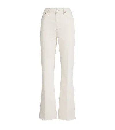 Re/done Re-done 70s High-rise Bootcut Jeans In White