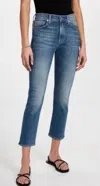 Re/done 90s High-rise Straight-leg Jean S In Blue