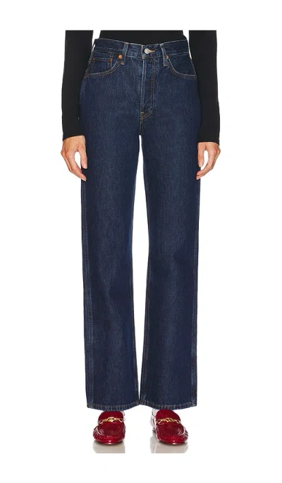 Re/done 90's High Rise Loose Jeans In Heritage Rinse