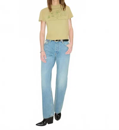 Re/done 70s Straight Leg Jean In Blue