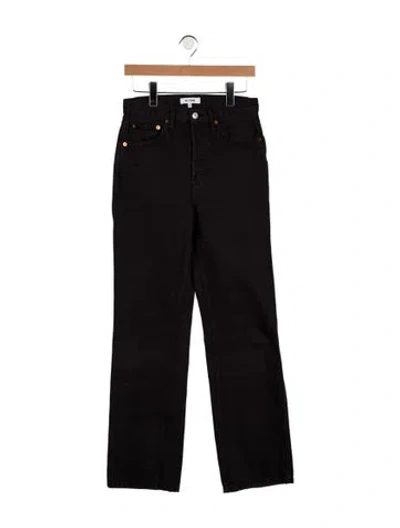 Pre-owned Re/done 90's Straight Leg Jeans In Black