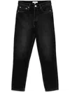 Re/done 90s Cropped-jeans In Schwarz