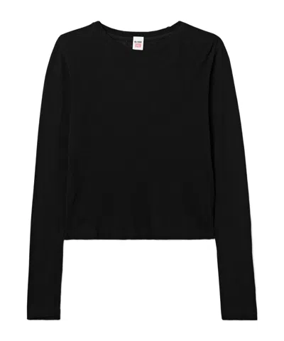 Re/done 90s Baby Long-sleeve Jumper In Black