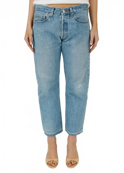 Re/done 90s Boyfriend Jean In Indigo In Blue