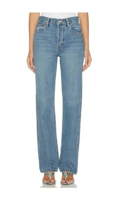 Re/done 90s High Rise Loose Jean In Blue