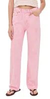Re/done 90s High Rise Loose Jeans Rosita Released In Pink