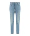 Re/done 90s High-rise Skinny-fit Jeans In Blue
