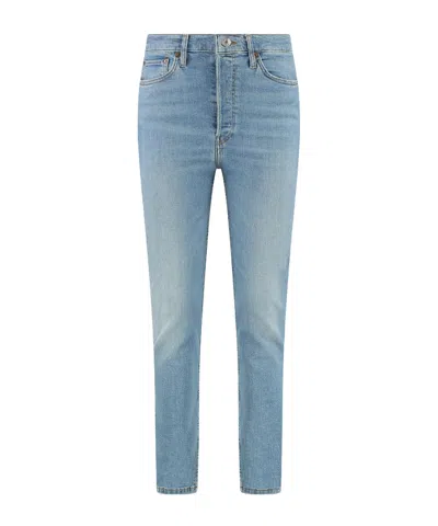 RE/DONE 90S LOGO-APPLIQUÉ JEANS