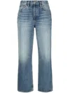 Re/done 90s Low Slung Denim Jeans In Blue