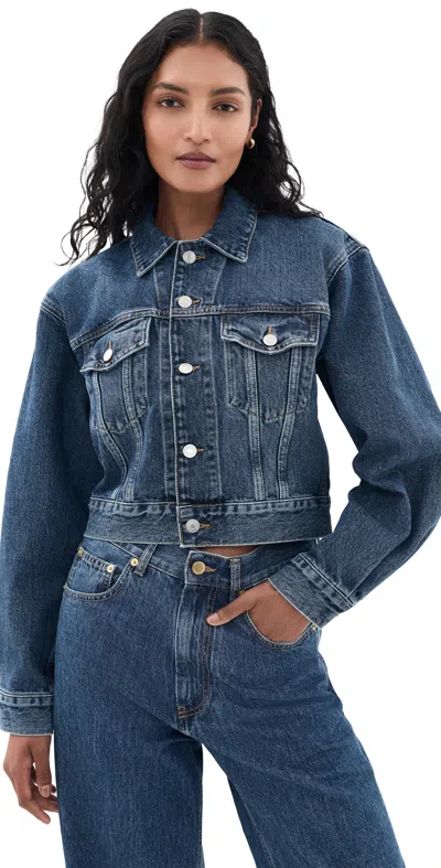 Re/done A Frame Denim Jacket Sonoma Indigo