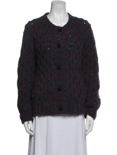 Pre-owned Re/done Alpaca Crew Neck Sweater In Multi